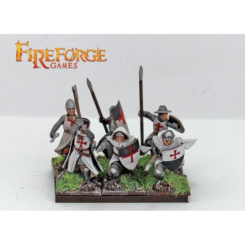 Fireforge - Medieval - military order - Templar infantry / Infanterie des Templiers