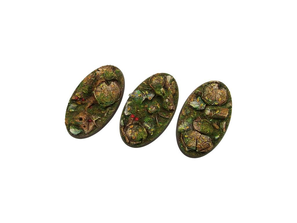 Forest Bases, Oval 75x42mm (X2)