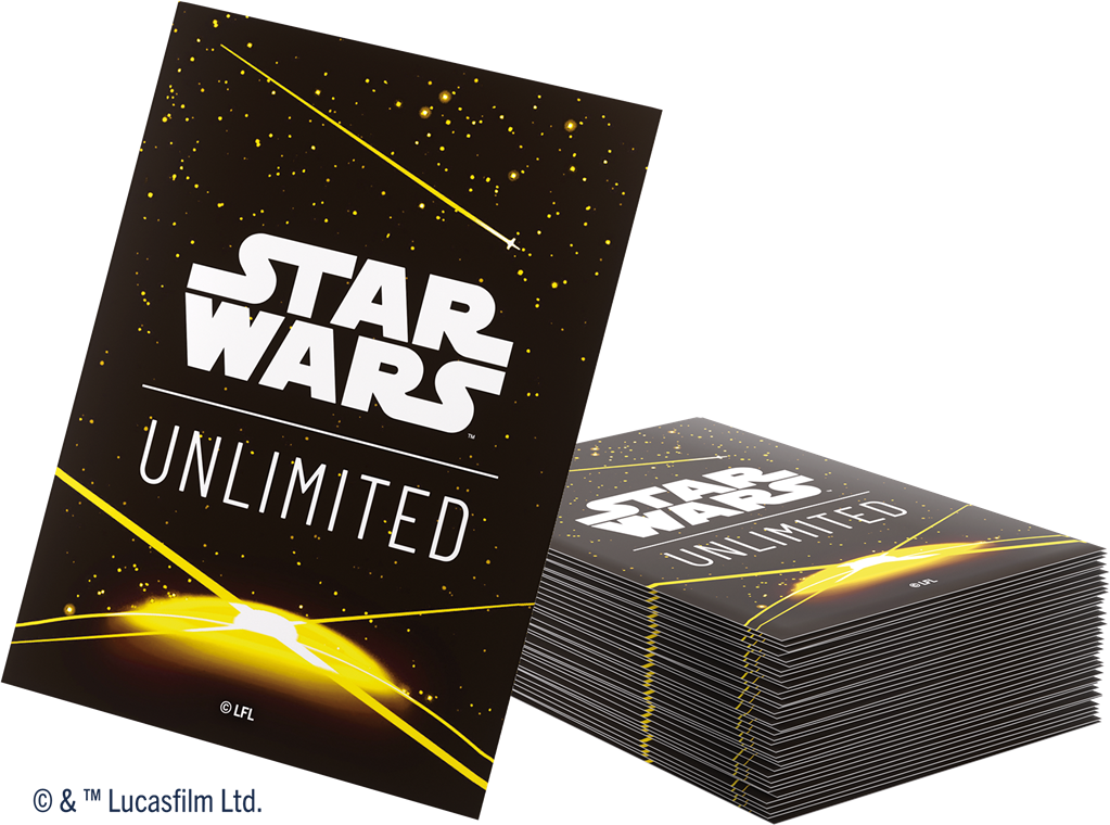 Star Wars Unlimited Art Sleeves :Card Back Yellow