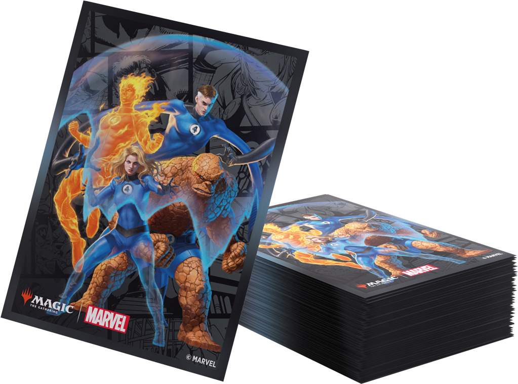 Gamegenic: Magic The Gathering Marvel Super Heroes Art Sleeves - The Fantastic 4