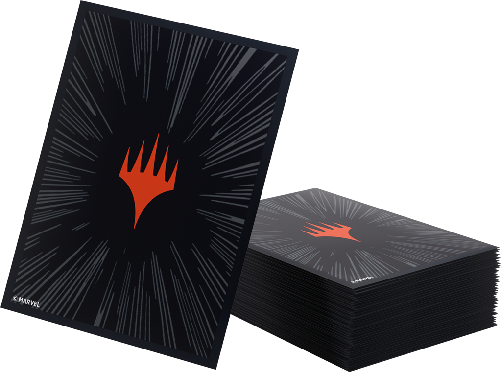 Gamegenic: Magic The Gathering Marvel Super Heroes Double Sleeving Pack 100 - Black