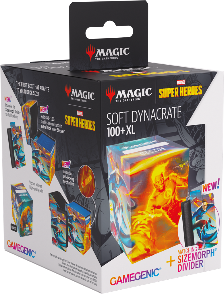 Gamegenic: Magic The Gathering Marvel Super Heroes Soft Dynacrate 100+ XL - Fantastic 4