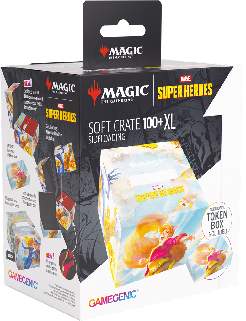Gamegenic: Magic The Gathering Marvel Super Heroes Soft Crate 100+ XL- The Fantastic 4