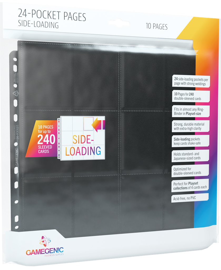 Gamegenic : 10 Pages 24 Pocket Sideloading Black