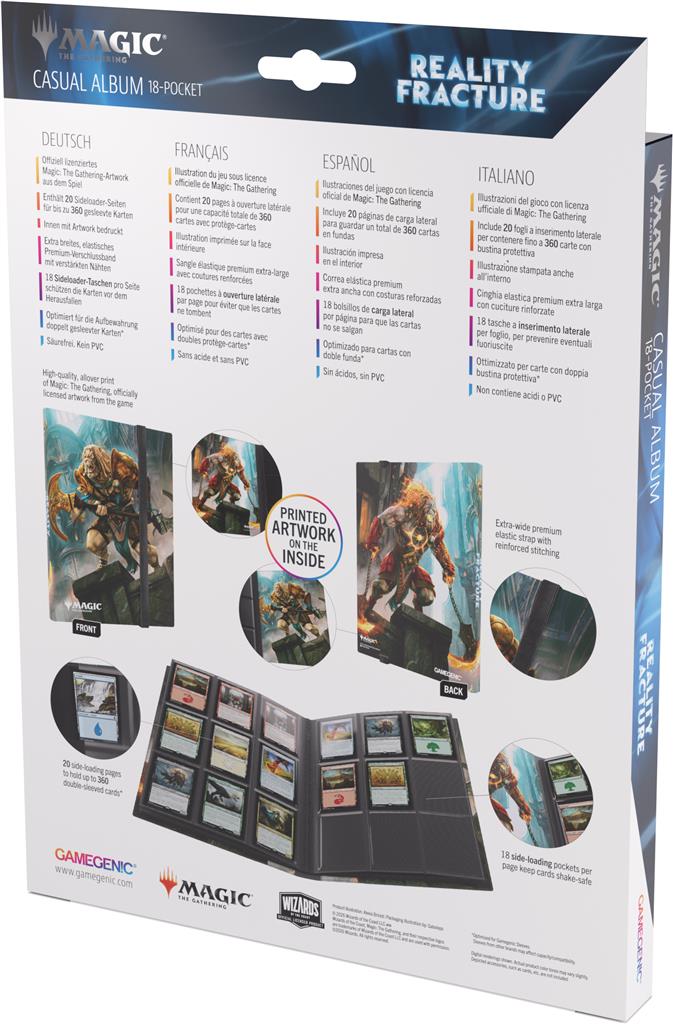 Gamegenic : Magic The Gathering réalité fracturée Casual Album 18-Pocket - Ajani