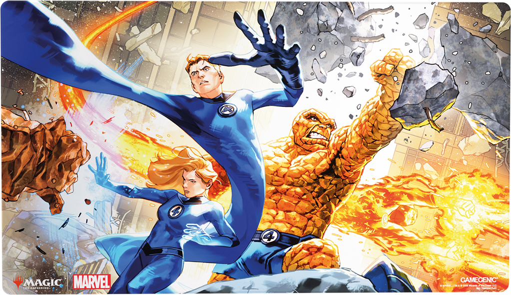 Gamegenic: Magic The Gathering Marvel Super Heroes Shiny Playmat - The Fantastic 4