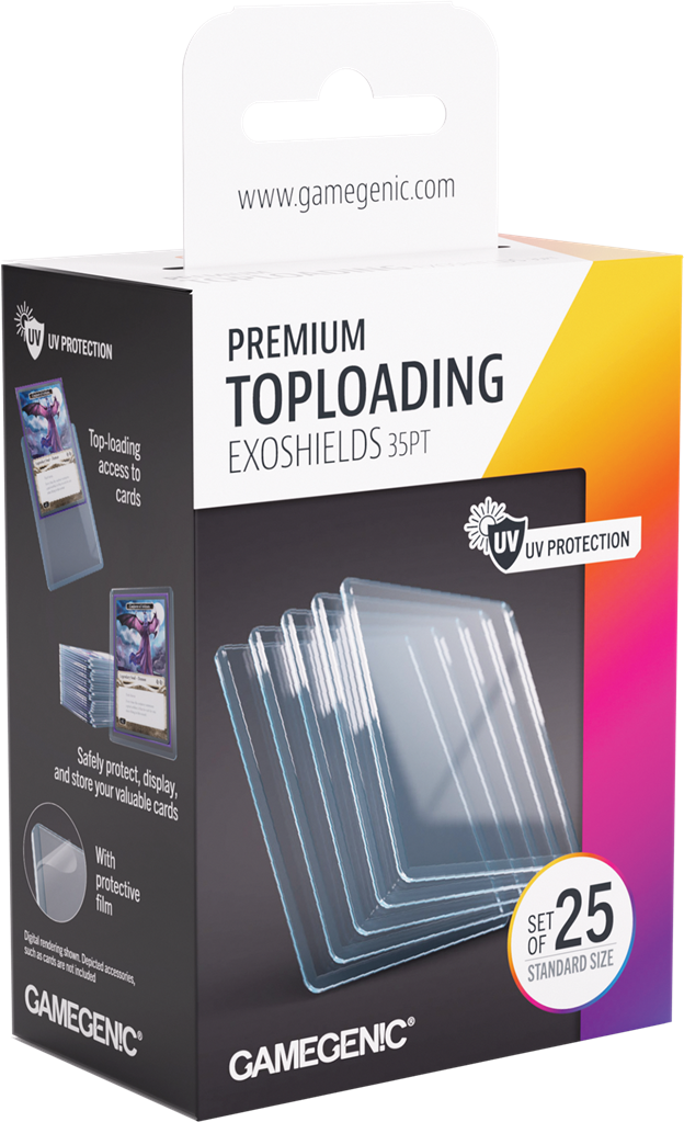 GameGenic : Toploader Exoshield 35pt (25 p)(EN STOCK)