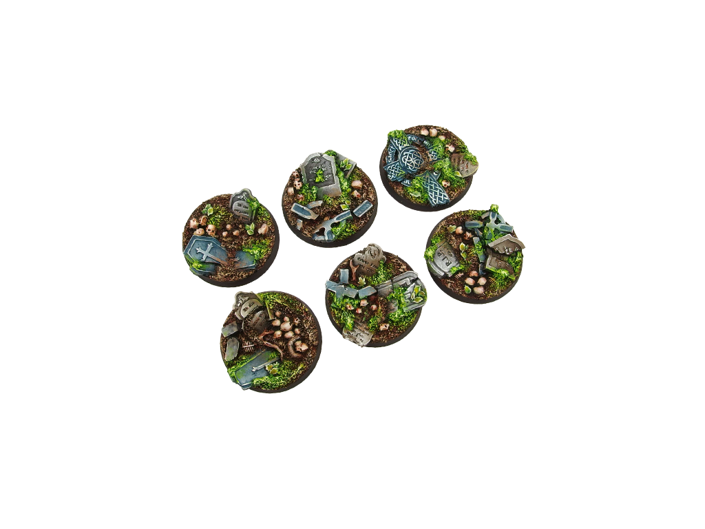 Graveyard Bases, Round 40mm (X2)