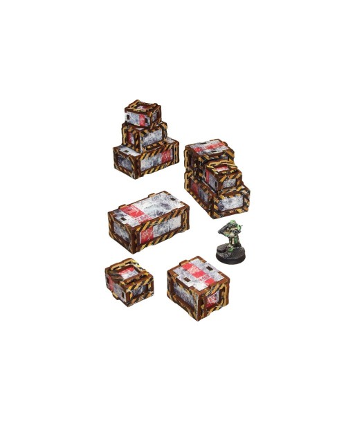 Imperial Ammo Crates (x9) PRÉPEINTS