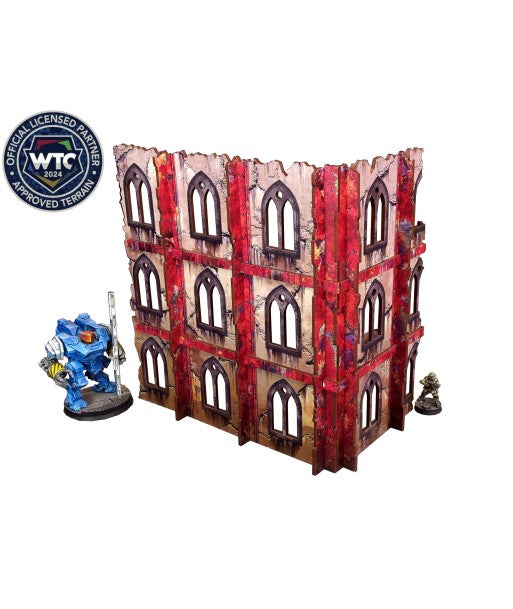 Imperial Walls high Red (x1) PRÉPEINTS
