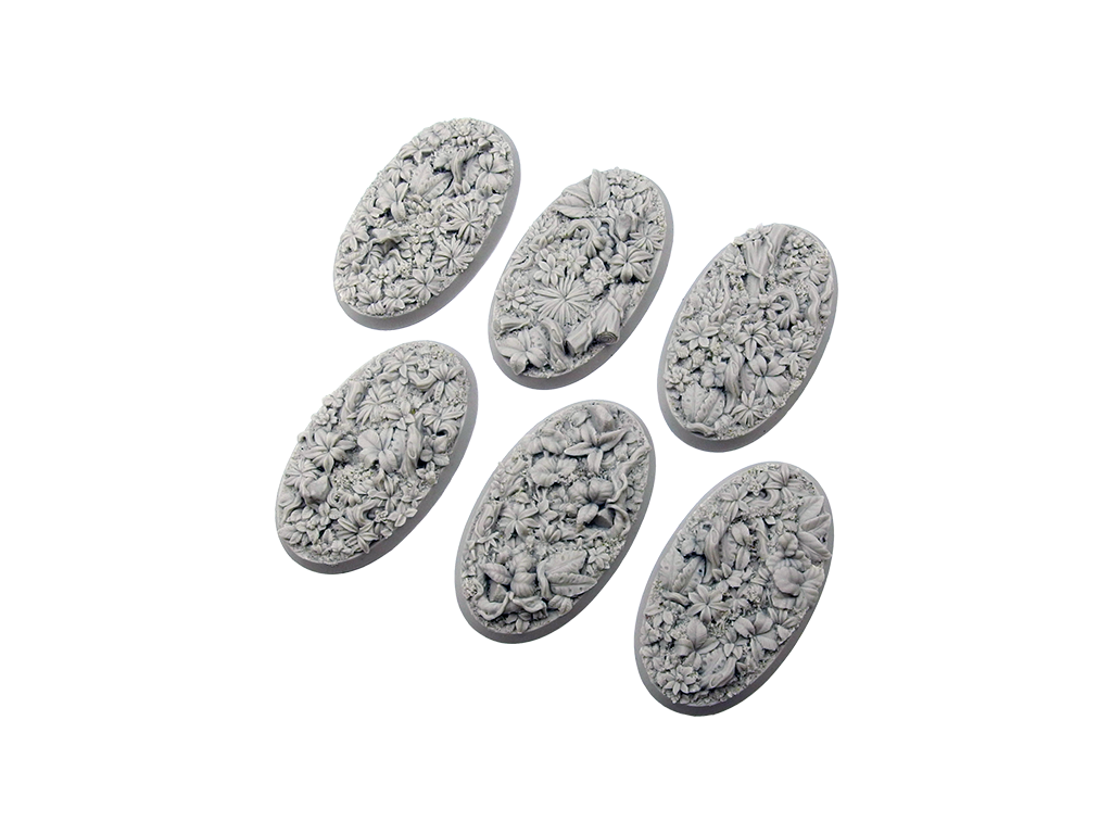 Jungle Bases, Oval 60x35mm (X4)