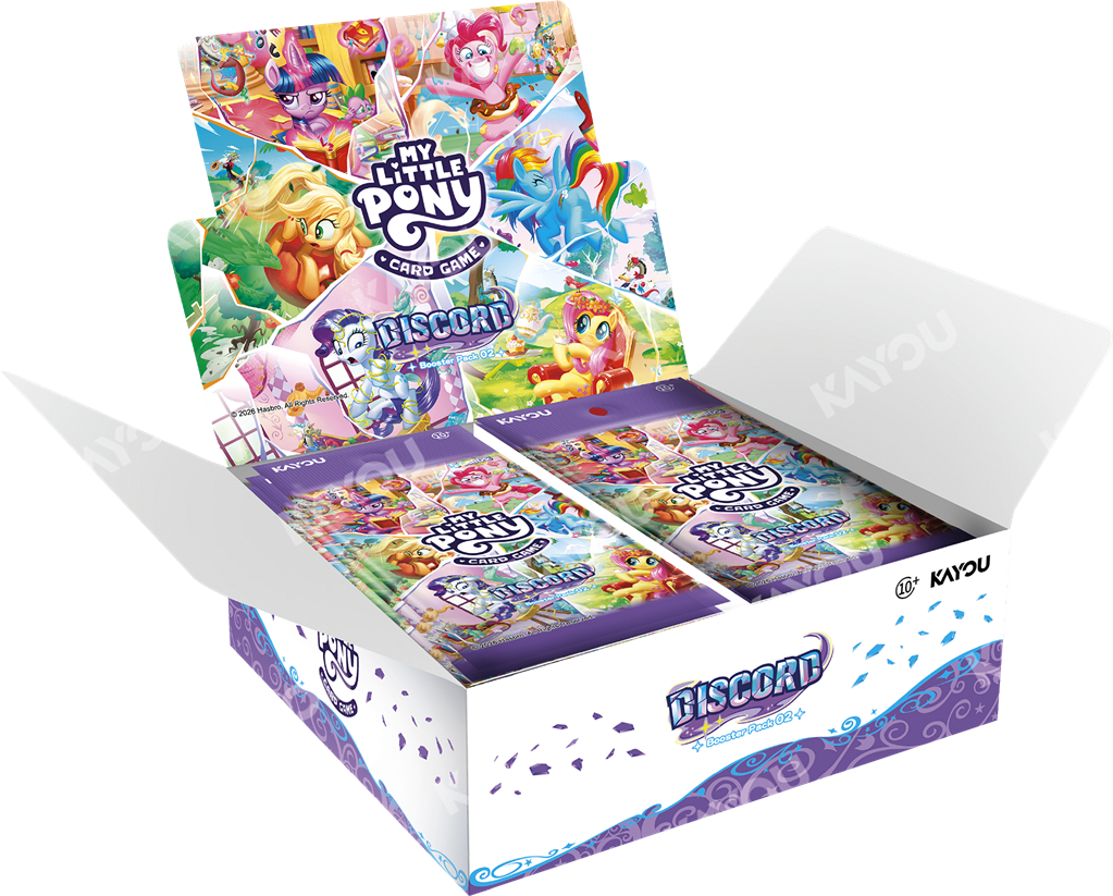 My Little Pony TCG : Boite de 20 boosters Discord!! en Anglais (date de sortie 12 février 2027)