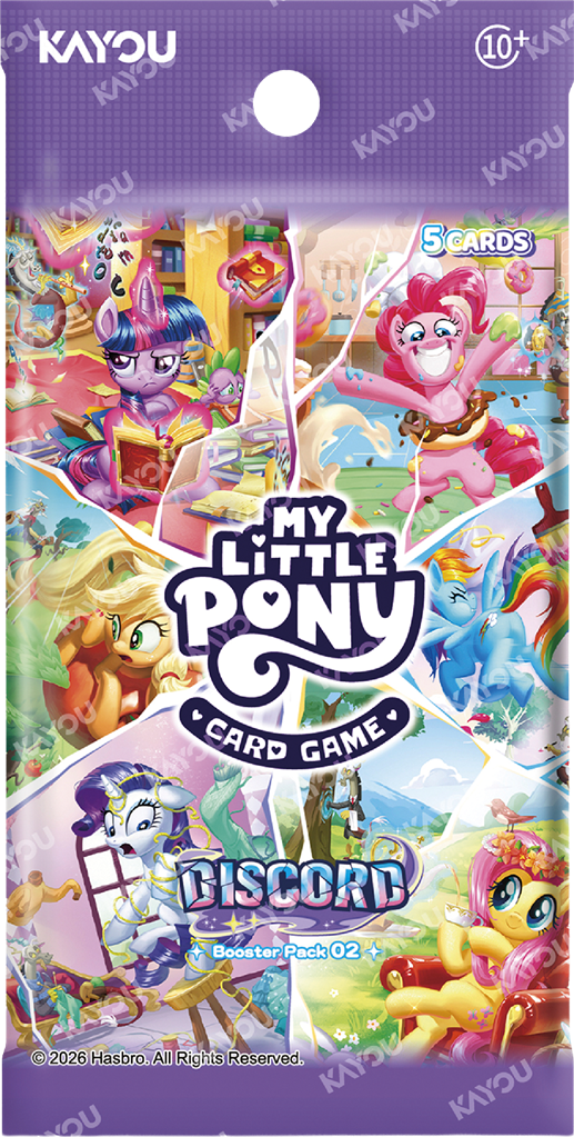 My Little Pony TCG : Boite de 20 boosters Discord!! en Anglais (date de sortie 12 février 2027)