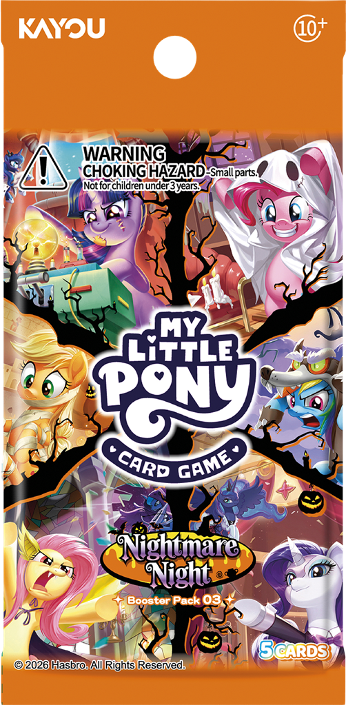 My Little Pony TCG : Boite de 20 boosters Nightmare en Anglais (date de sortie 12 février 2027)