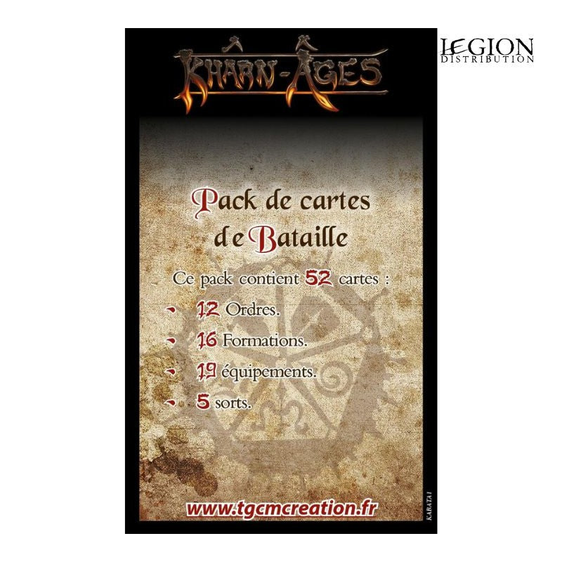 Khârn-Âges Tactik - Cartes de Bataille (FR) (Sortie octobre 2026)
