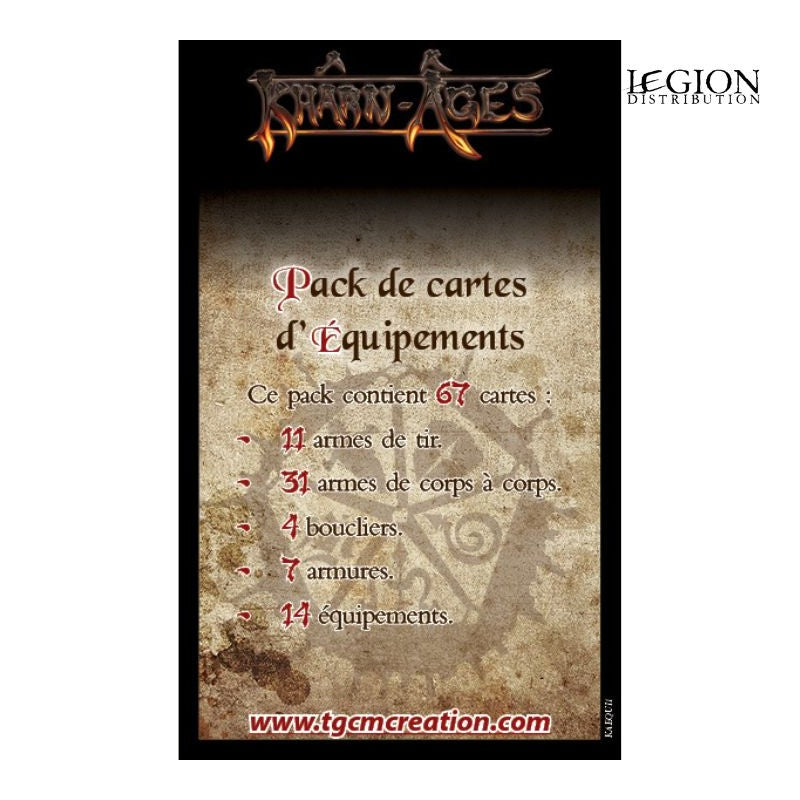 Khârn-Âges Tactik - Cartes d'Équipements (FR) (Sortie octobre 2026)
