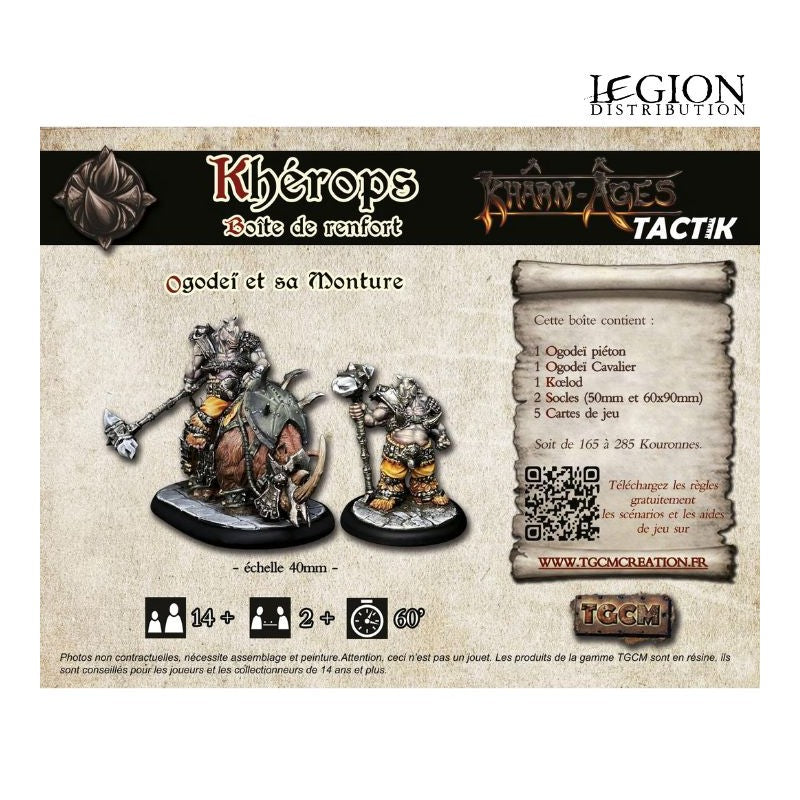 Khârn-Âges Tactik - Ogodeï et sa Monture (Sortie octobre 2026)