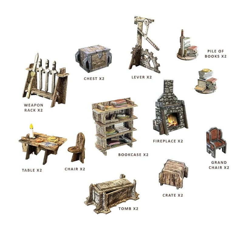 Maladum : Dungeon Furniture (Mobilier de Décor)