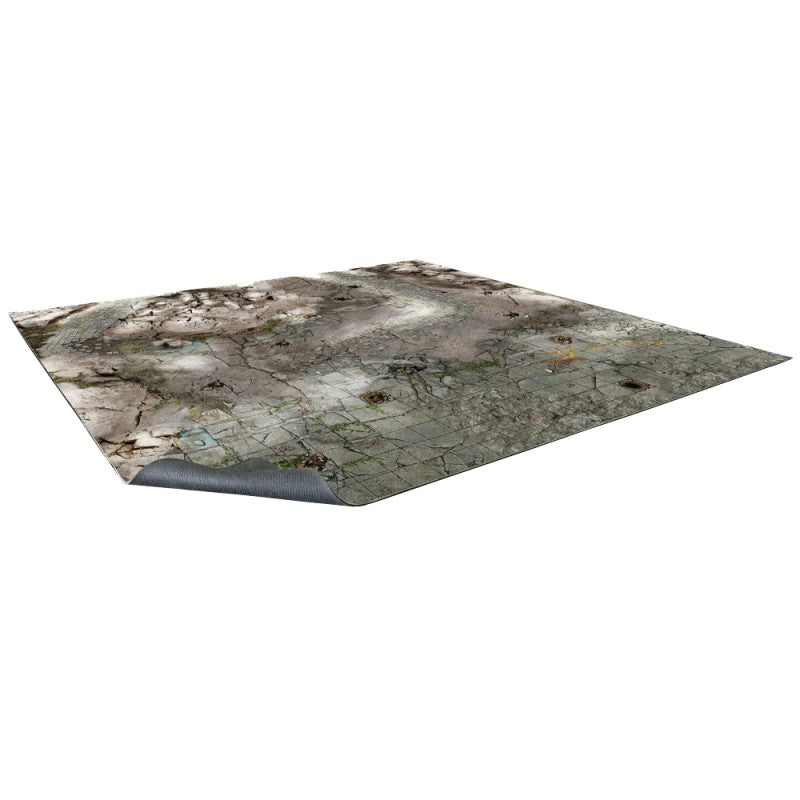 Maladum - Frosty Crags Gaming Mat 2x2 - Grid