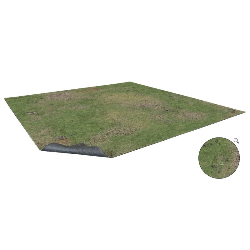 Maladum - Grassy Fields Gaming Mat 2x2 - Grid