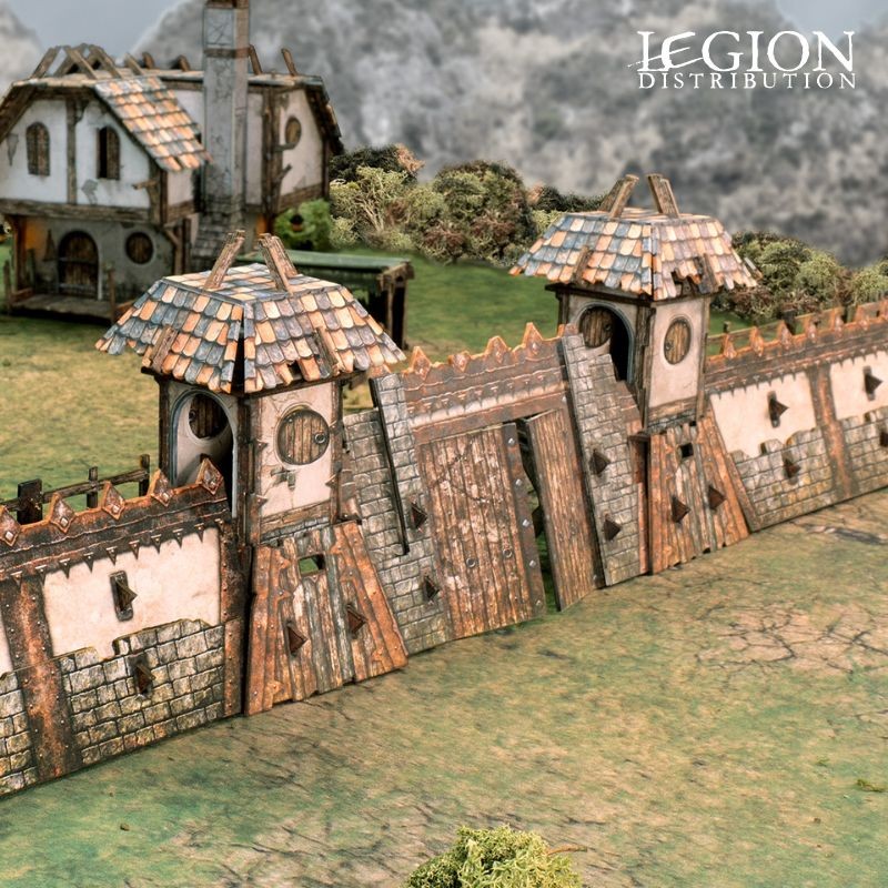 Maladum : Ingonsburn Boundary Walls (Terrain 3D) (Sortie novembre 2026)
