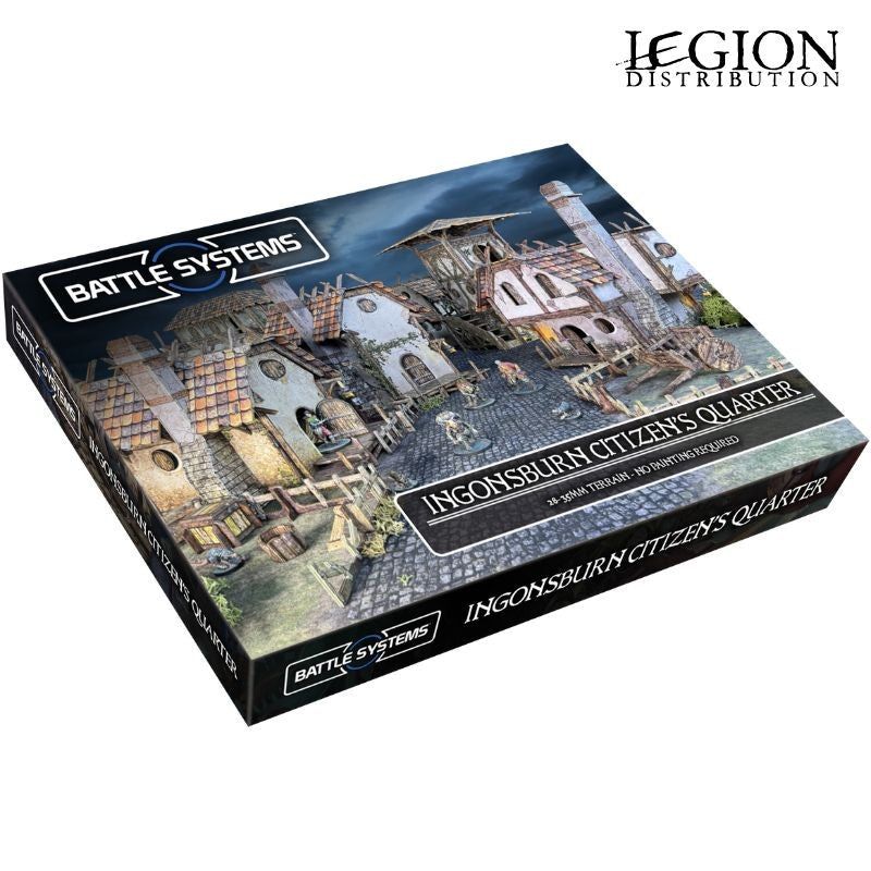 Maladum : Ingonsburn Citizen's Quarter (Terrain 3D) (Sortie octobre 2026)