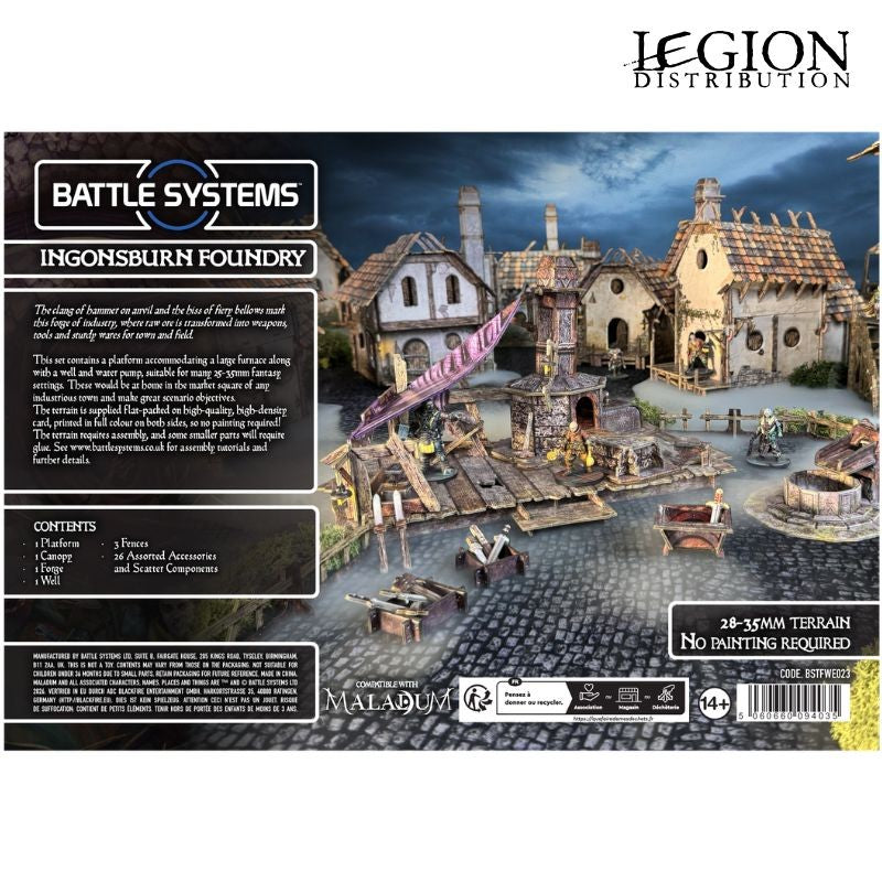 Maladum : Ingonsburn Foundry (Terrain 3D) (Sortie octobre 2026)