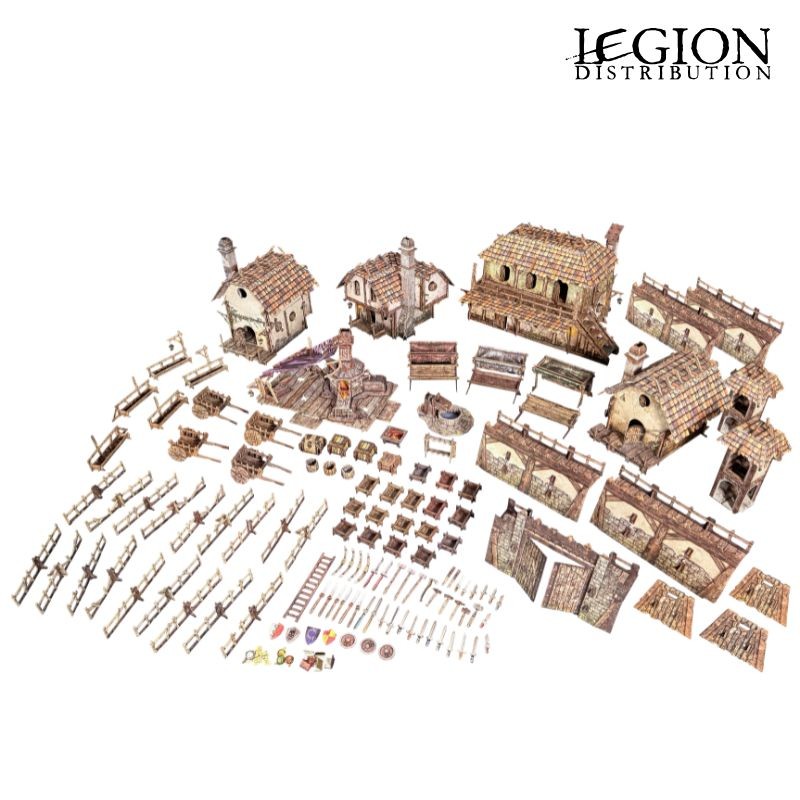 Maladum : Ingonsburn Township (Terrain 3D) (Sortie octobre 2026)