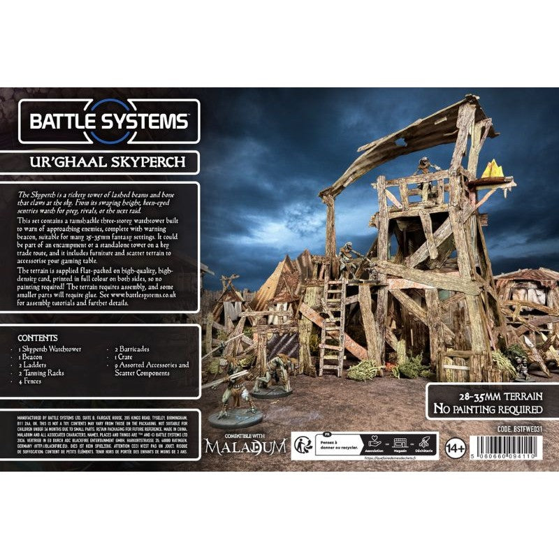 Maladum : Ur'ghaal Skyperch (Terrain 3D) (Sortie octobre 2026)