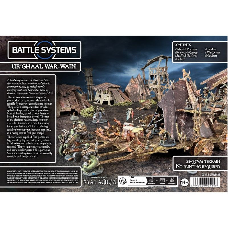 Maladum : Ur'ghaal War-Wain (Terrain 3D) (Sortie octobre 2026)