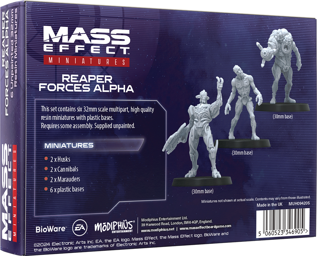 Mass Effect: Reaper Forces Alpha (Resin Set) en Anglais