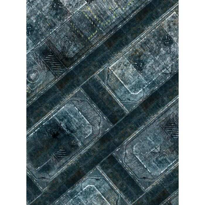 Necromunda – Tapis de jeu en caoutchouc simple face 44″x60″ / 112 x 152 cm