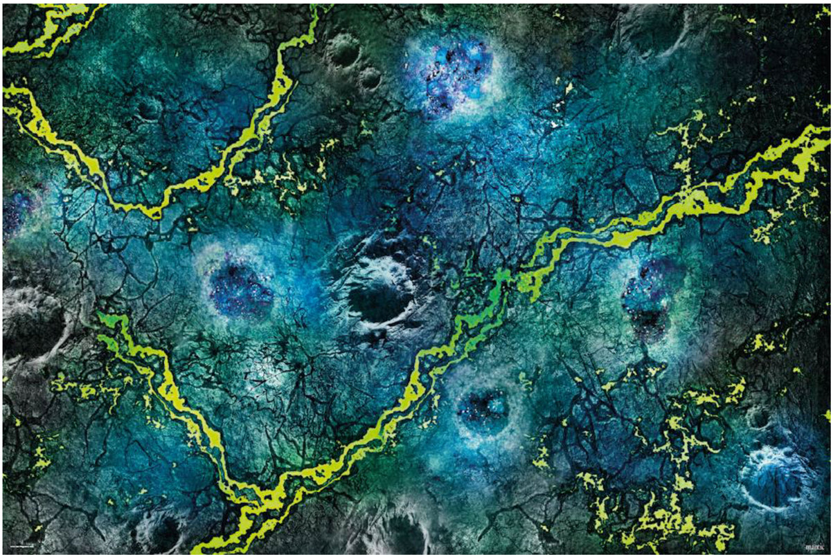 Terrain Crate - 6x4 Other world battle mat ( Frais de port inclus)