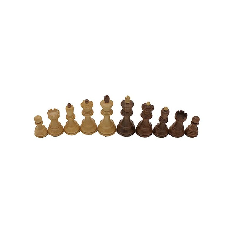 Pièces échecs Russian zagreb buis/acacia n°5
