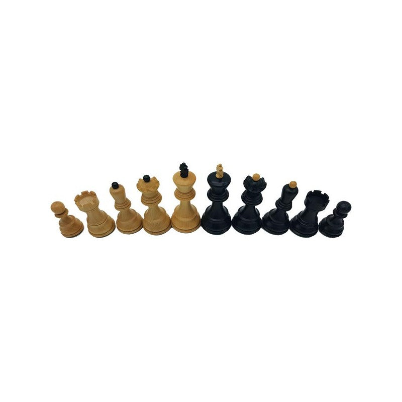 Pièces échecs Russian zagreb buis/ébonisé n°5