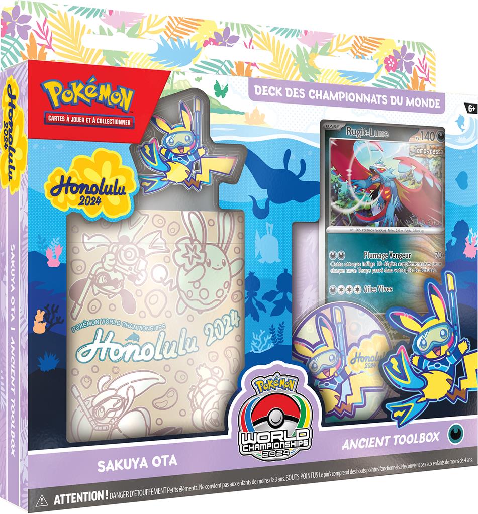 Pokémon : Deck des championnats du monde 2024 Rugit-Lune (EN STOCK)