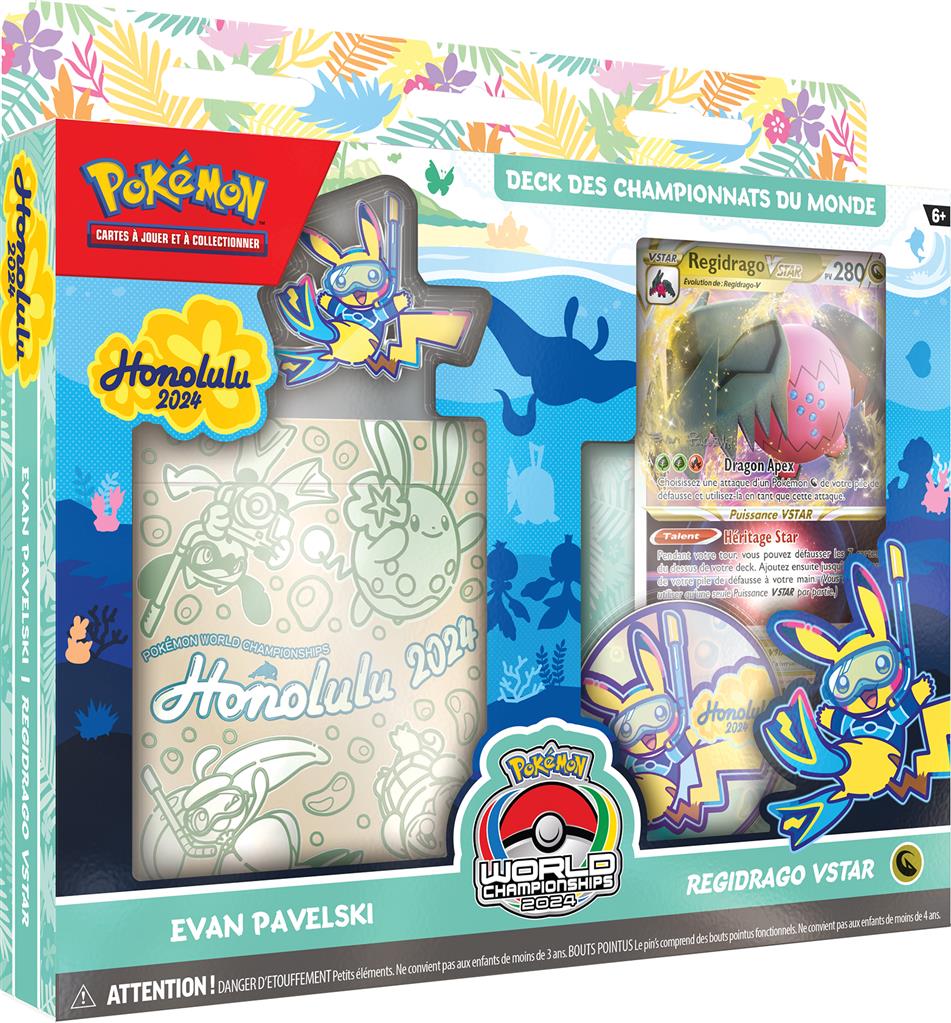 Pokémon : Deck des championnats du monde 2024 Regidrago (EN STOCK)