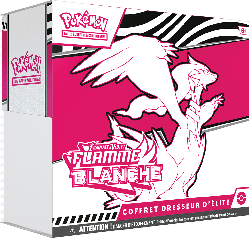 Pokémon : Coffret Dresseur d'Elite Flamme Blanche (Limité à un exemplaire par client)