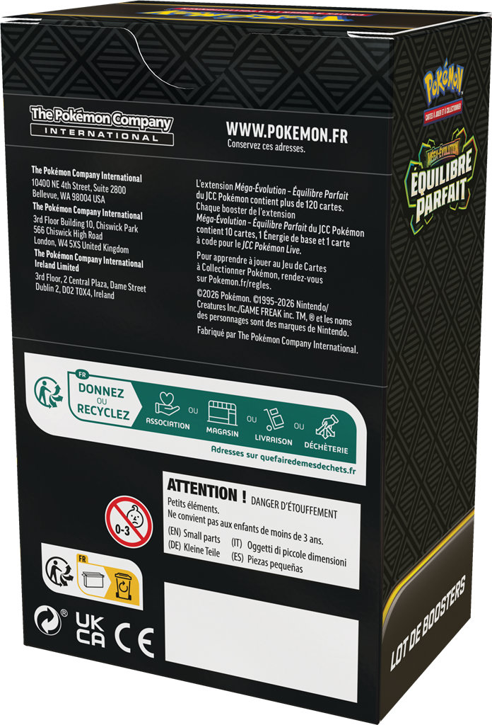 Pokémon ME03 : Booster bundle (6 boosters) Méga-Evolution Equilibre Parfait en Francais