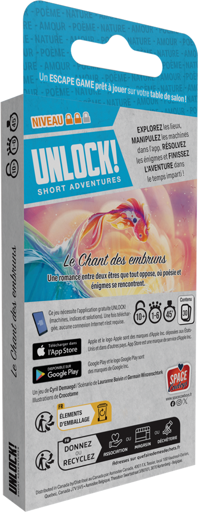 Unlock! Short Adventures : Le Chant des Embruns
