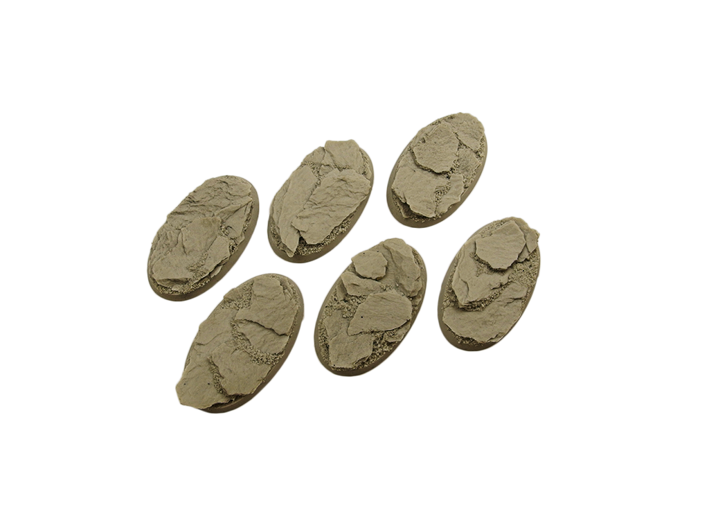 Shale Bases, Oval 60x35mm (X4)