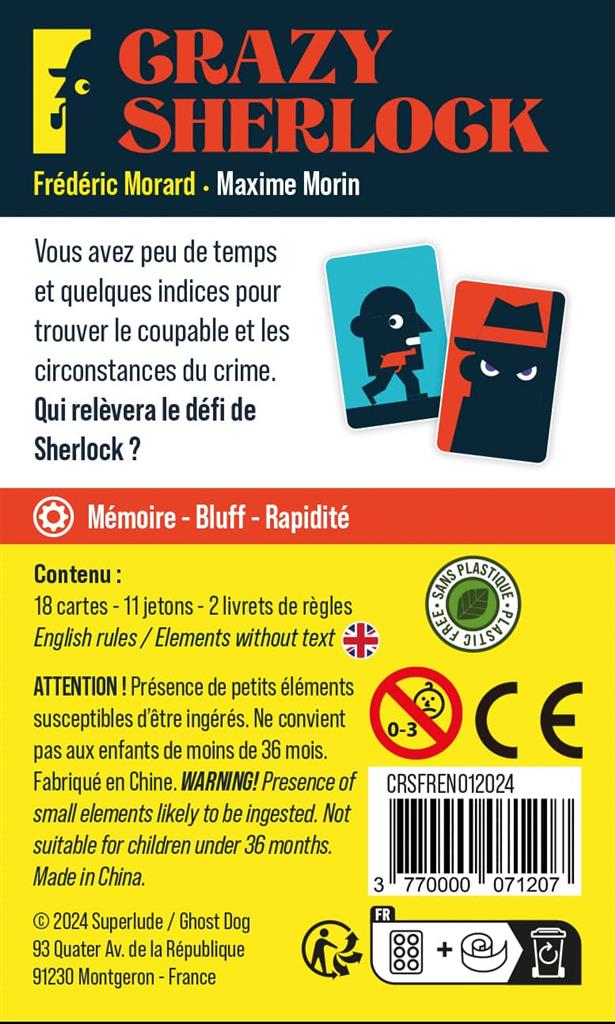 Feux Follets : Crazy Sherlock