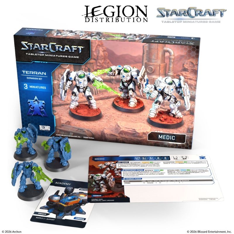 StarCraft - Terran - Medic Expansion Set en Anglais (sortie officielle le 24 aout)