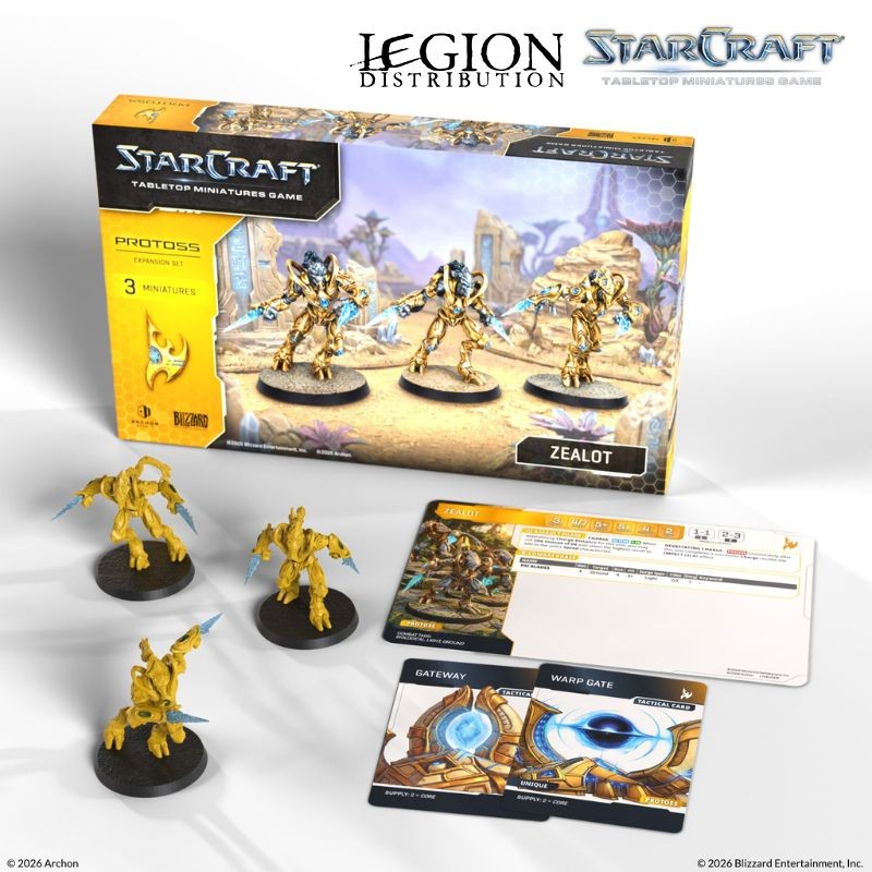 StarCraft - Protoss - Zealot Expansion Set en Anglais (sortie officielle le 24 aout)