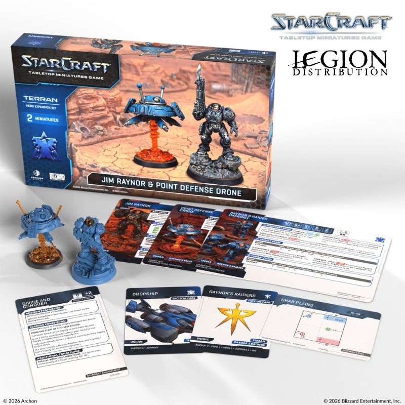 StarCraft - Terran - Jim Raynor (Raynor's Raiders) Hero Expansion Set en Anglais (sortie officielle le 24 aout)