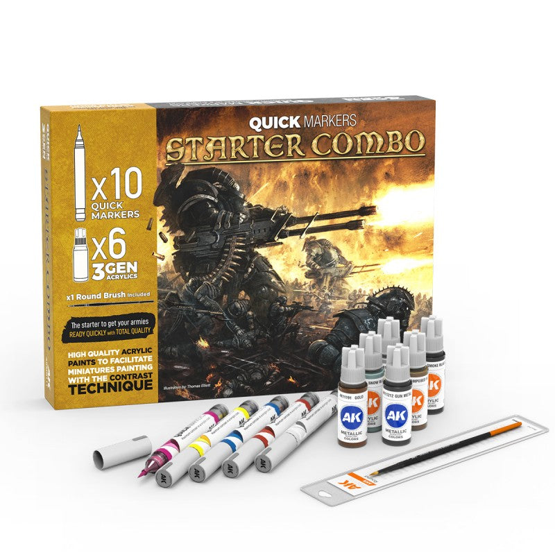starter combo quick markers + 3gen set