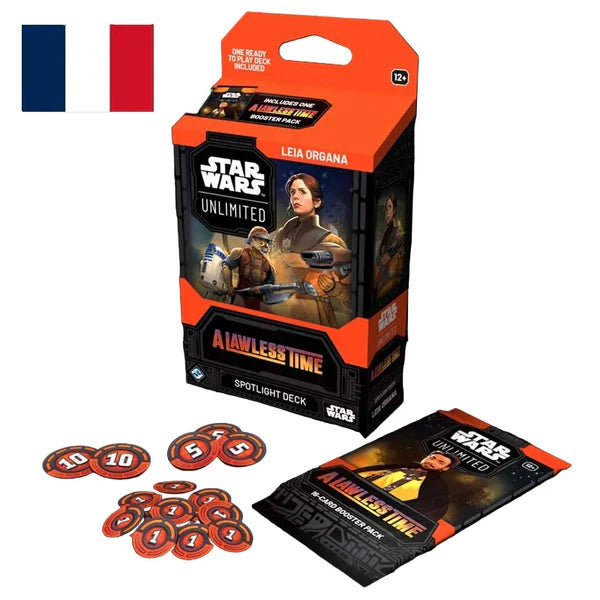 Star Wars Unlimited : Sans Foi Ni Loi Deck Leia Organa en Francais