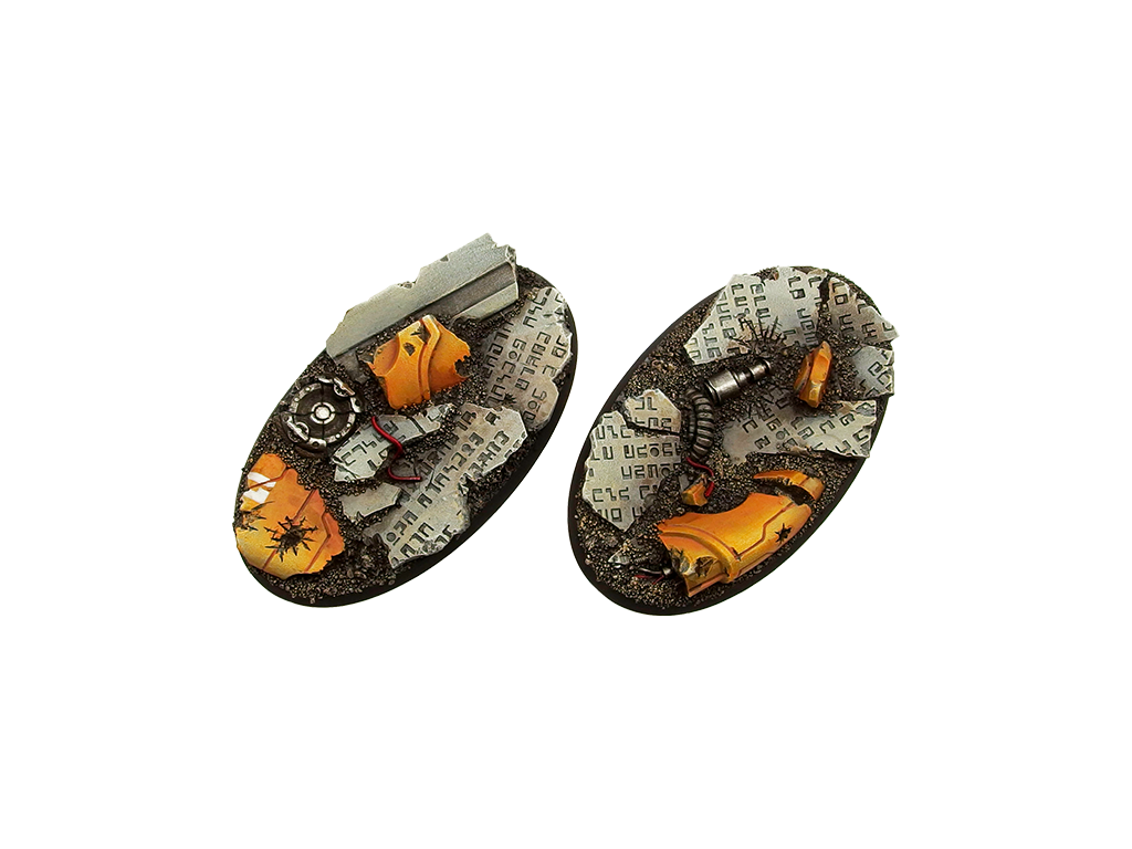 TauCeti Bases, Oval 90x52mm (x2)