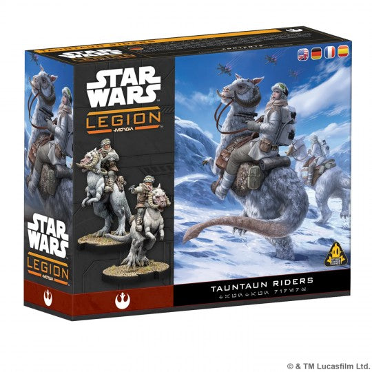 Star Wars Légion : Han Solo & Luke Skywalker sur Tauntauns (Resculpt)