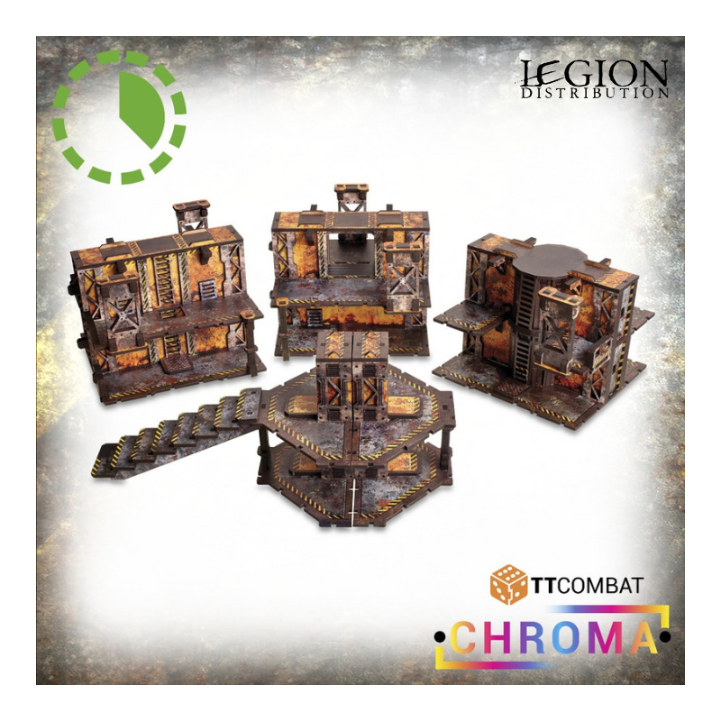 TT Combat - Chroma - Wonderhive Arcology (Yellow) Prépeint
